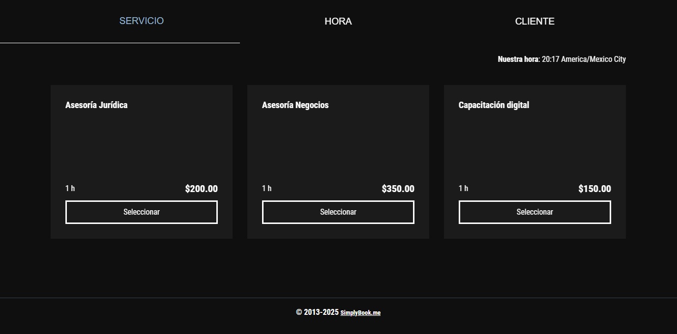 Reservación Citas